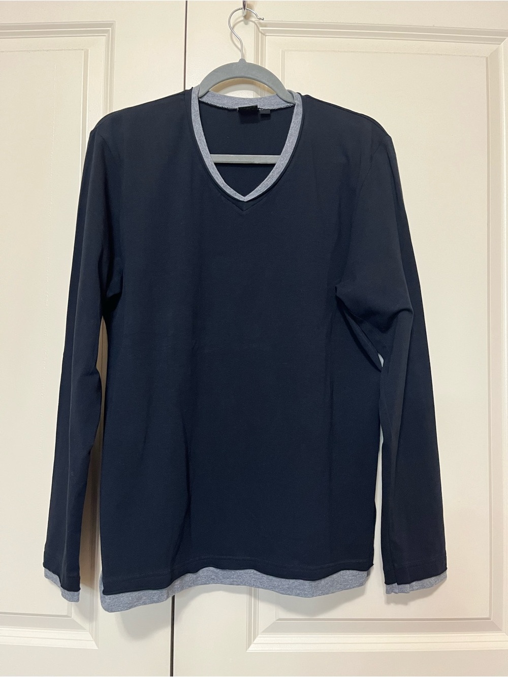 Esprit Black Top with Gray Neck Trim